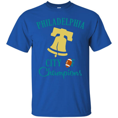 Football Lover T-shirt Philadelphia City Of Champion Royal