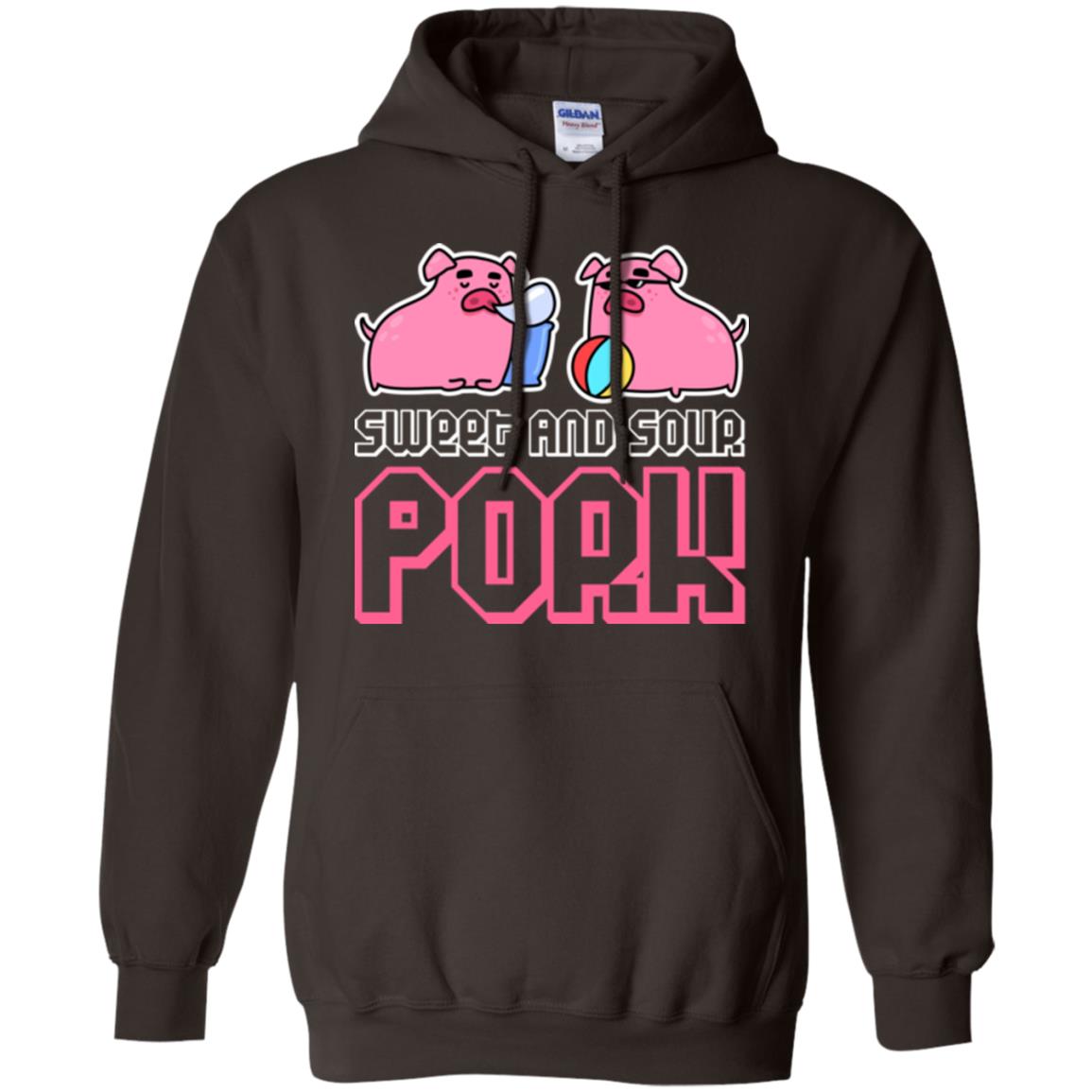 Food Lover T-shirt Sweet And Sour Pork Dark Chocolate