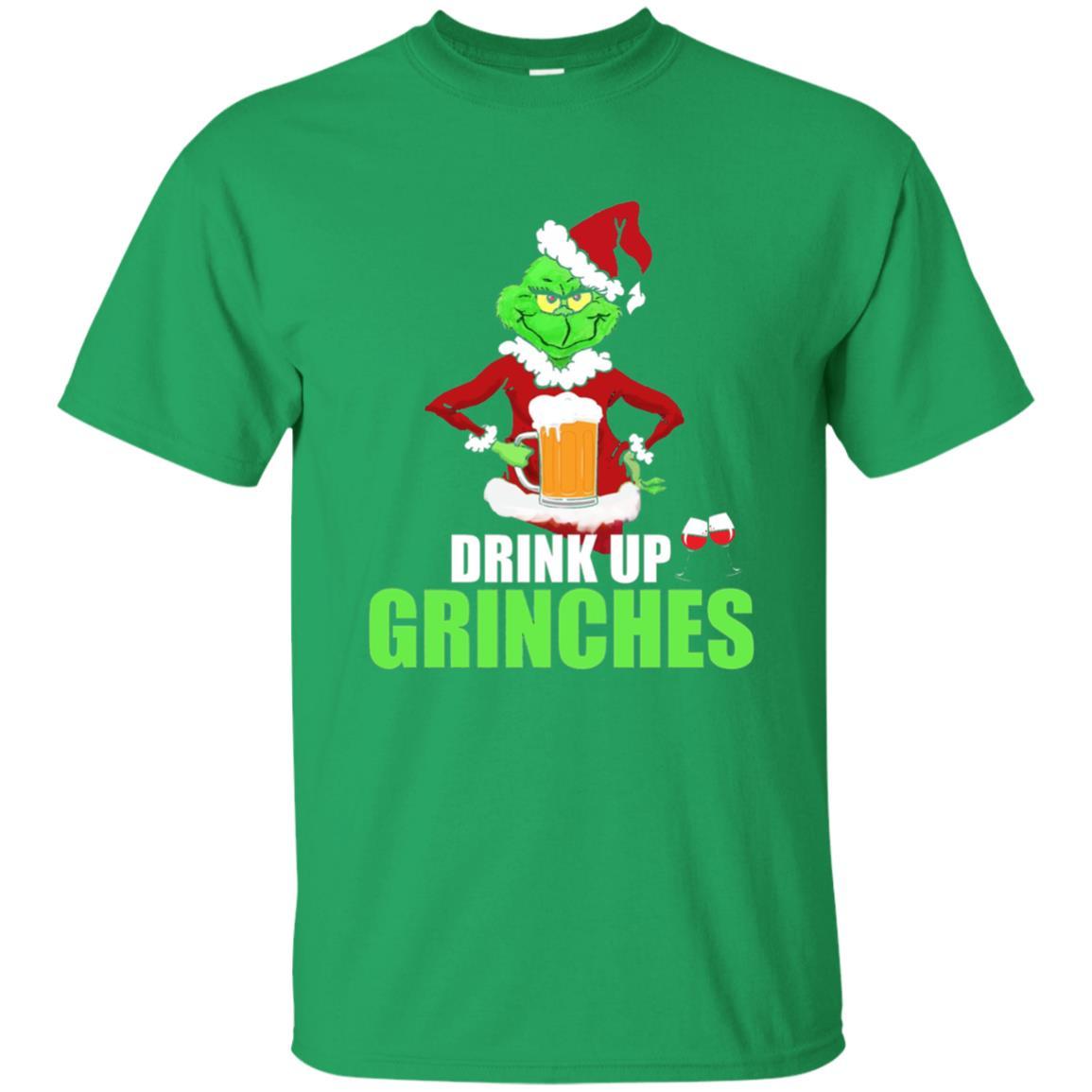 Christmas T-shirt Drink Up Grinches Irish Green