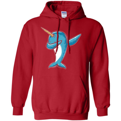 Dabbing Narwhal T-shirt Red