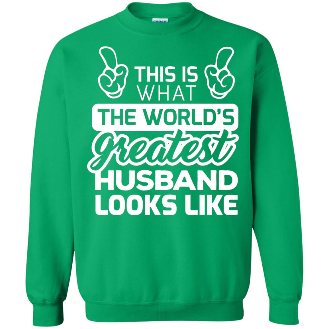 World_s Greatest Husband Best Husband Ever Looks Like T-shirt Irish Green