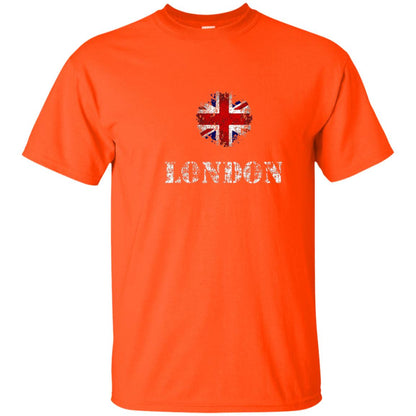 London Queen Elizabeth Uk Flag British Shirt Orange