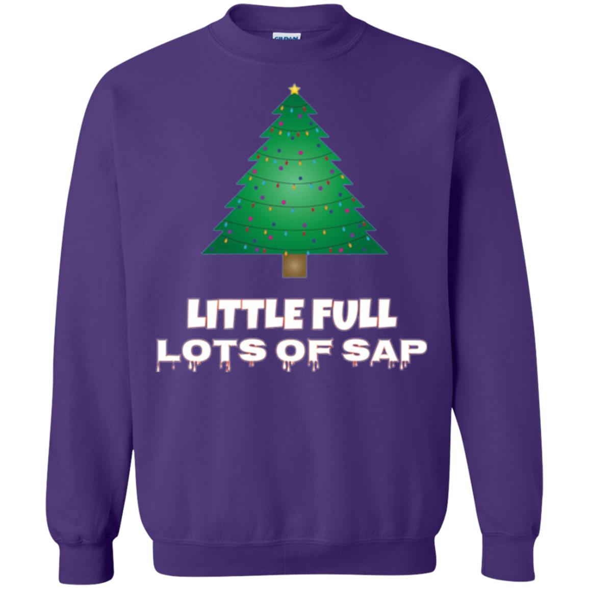 Christmas T-shirt Little Full Lots Of Sap Purple