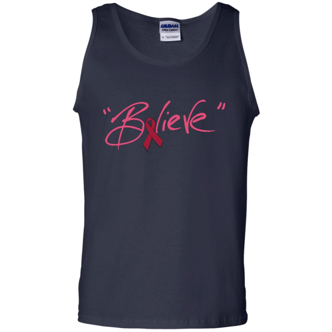 Multiple Myeloma Symptoms Awareness Shirt Burgundy Ribbon Believe Navy