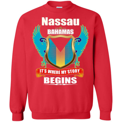 Bahamian T-shirt Nassau Bahamas T-shirt Red