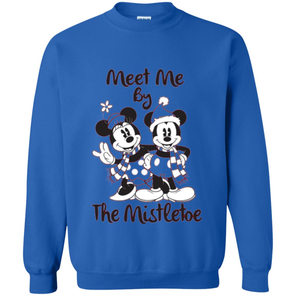 Christmas T-shirt Meet Me By Mistletoe Royal