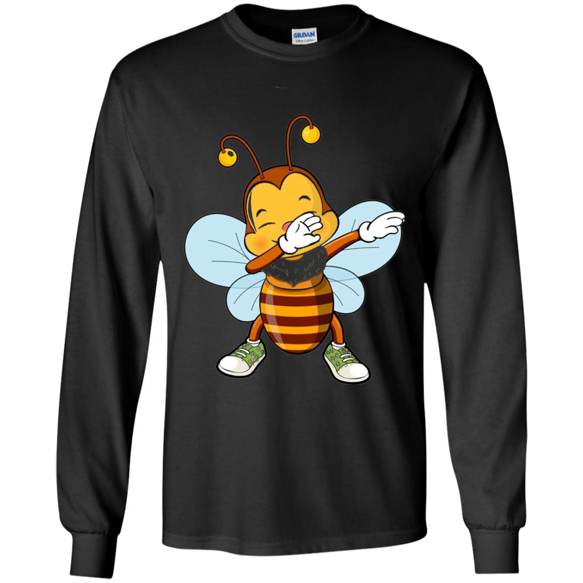 Dabbing Bee Dab Dancing Beekeeping Bee Lover T-shirt Black