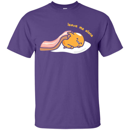 Film T-shirt Gudetama Leave Me Alone Purple