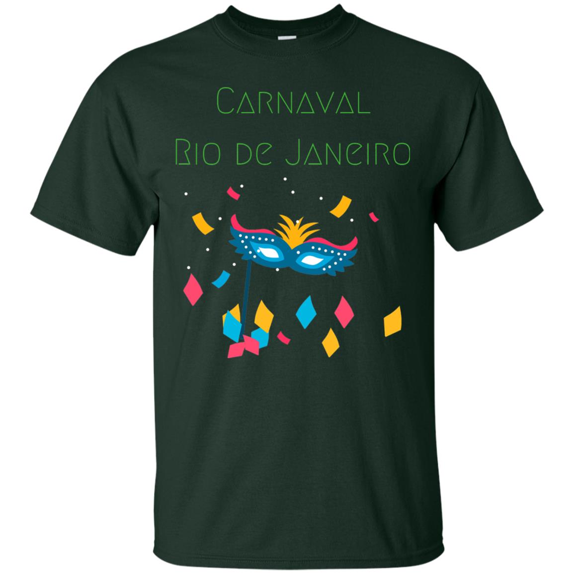 Mardi Gras T-shirt Rio Carnival Carnaval Rio De Janeiro Brazil Forest