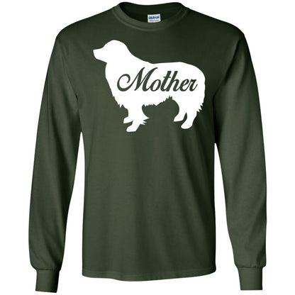 Border Collie Dog Mom T-shirt Forest Green