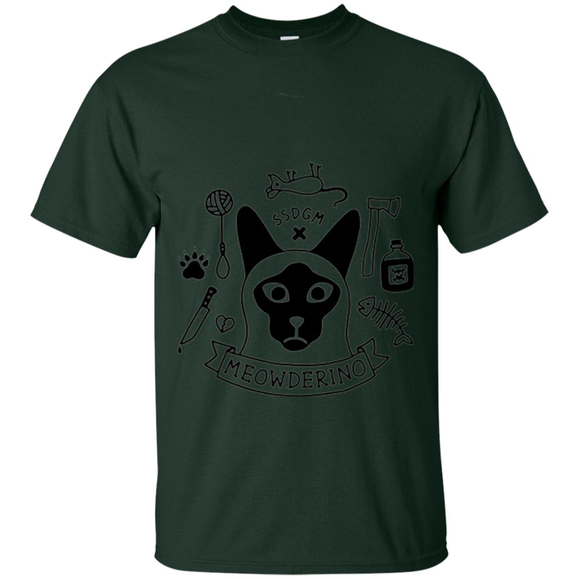 Meowderino T-shirt True Crime Cat Forest