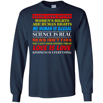 Black Lives Matter Womens Rights Are Human Rights Navy