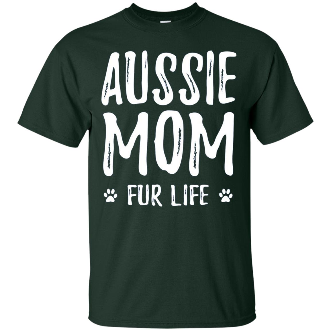 Aussie Mom Fur Life T-shirt Forest