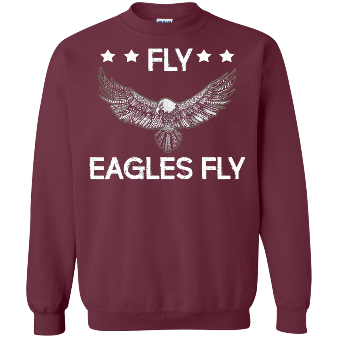 Flying Eagles Fly T-shirt Maroon