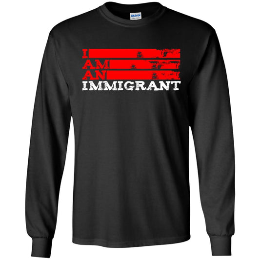 Anti Trump T-shirt Political Tee I Am An Immigrant Political Black