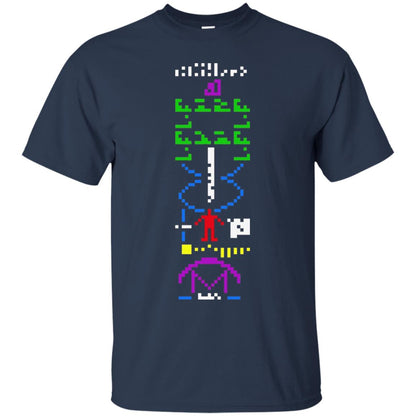 Astronomer T-shirt 1974 Arecibo Message Cool Space Exploration Navy