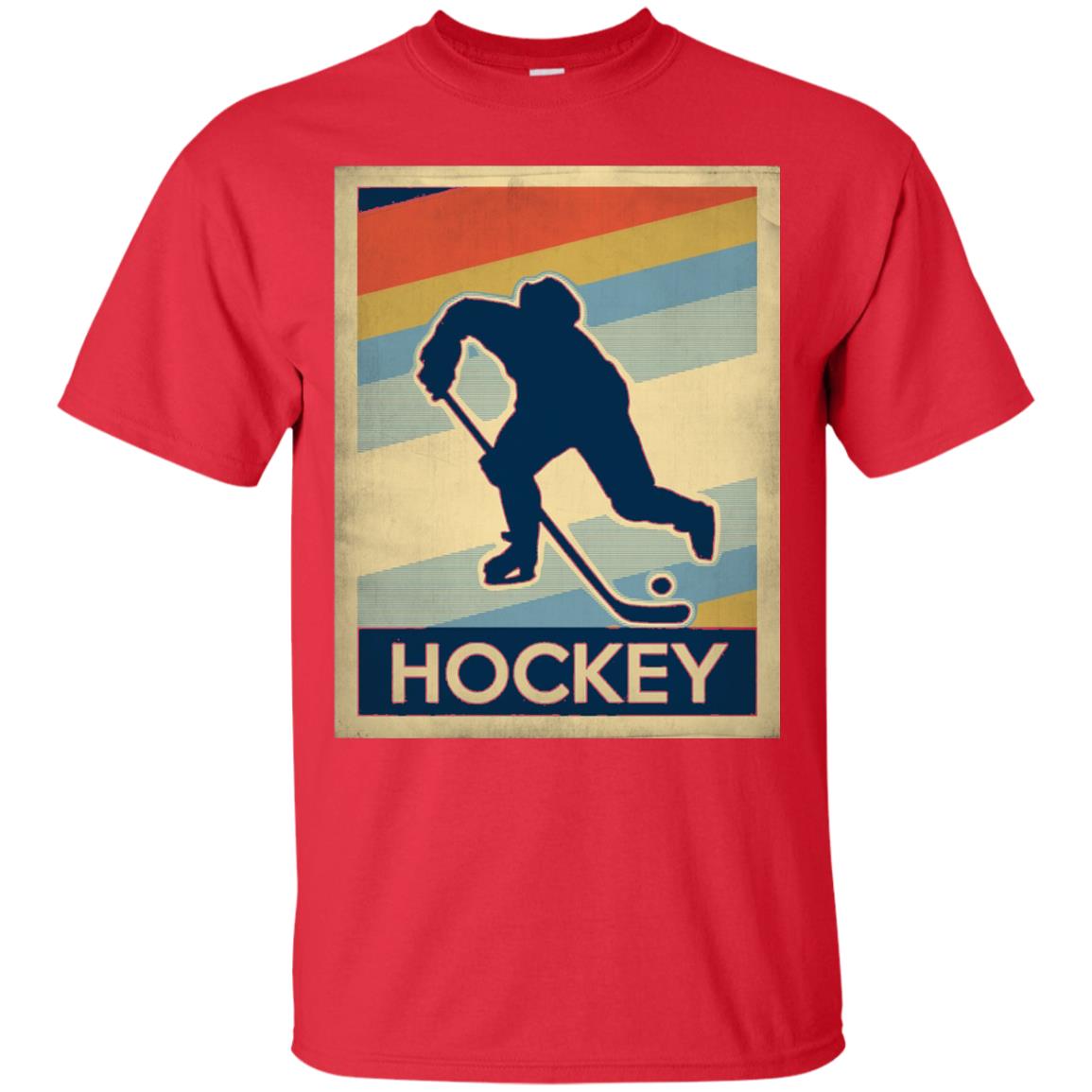 Vintage Hockey Lover Tshirt Red