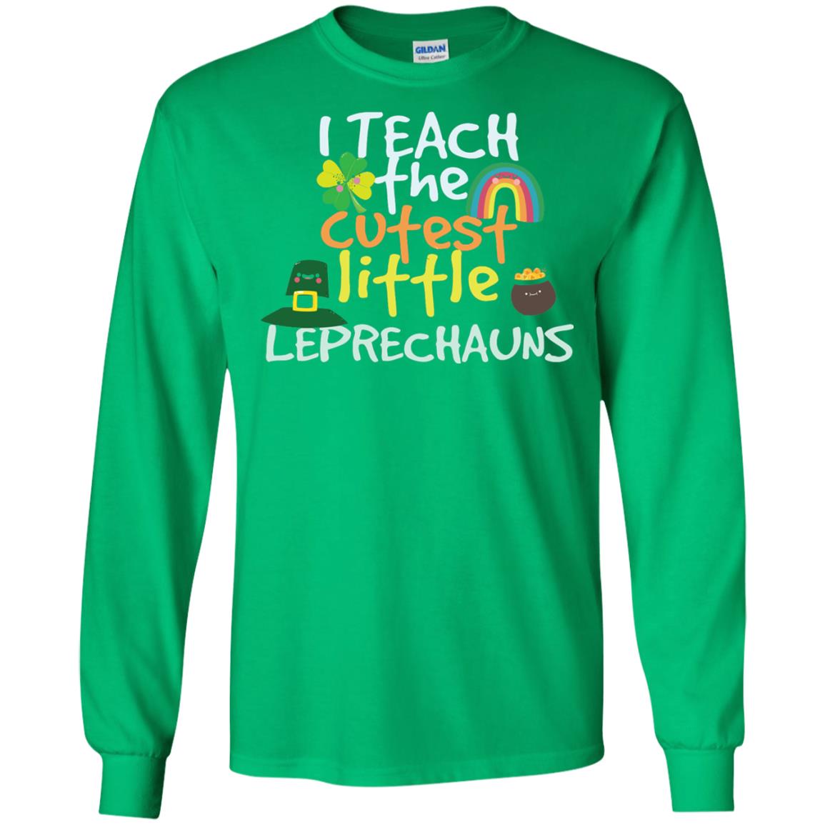 Cutest Little Leprechauns St. Patricks Day Teacher T-shirt Irish Green