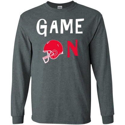 Football Lover T-shirt Game On Dark Heather