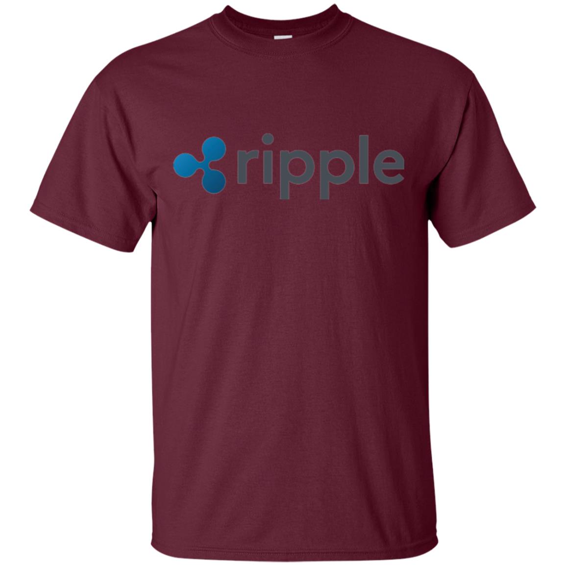 Xrp Ripple Logo T-shirt Maroon