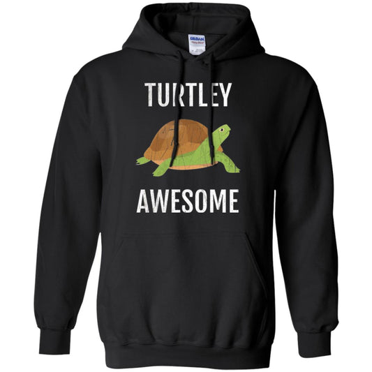 Turtle T-shirt Turtley Awesome Black