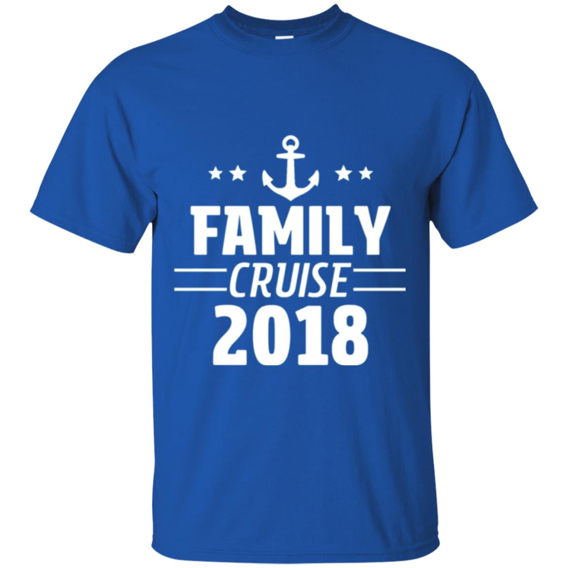 Family Cruise Vacation 2018 T-shirt Royal