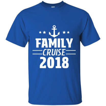 Family Cruise Vacation 2018 T-shirt Royal