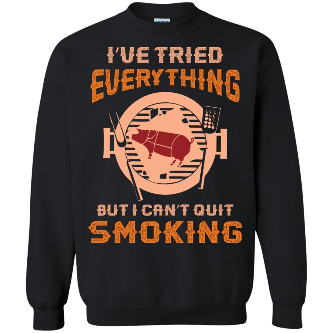 I Can’t Quit Smoking Barbecue Party T-shirt Black