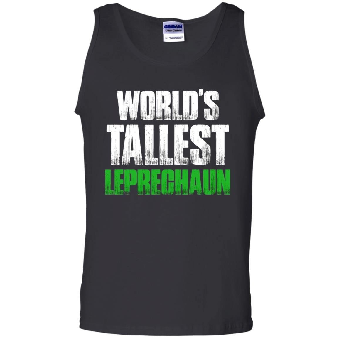 St. Patrick_s Day T-shirt World_s Tallest Leprechaun Black