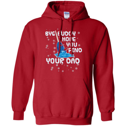 Funny Narwhal T-shirt Bye Buddy Hope You Find Your Day Red