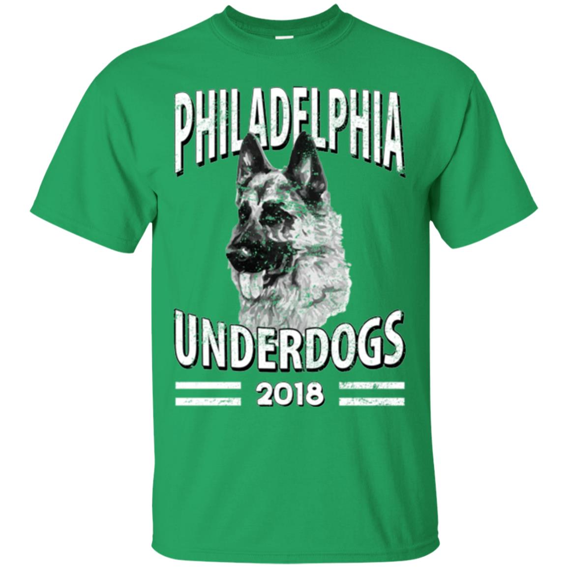 Dog Lover T-shirt Philadelphia Underdogs 2018 T-shirt Irish Green