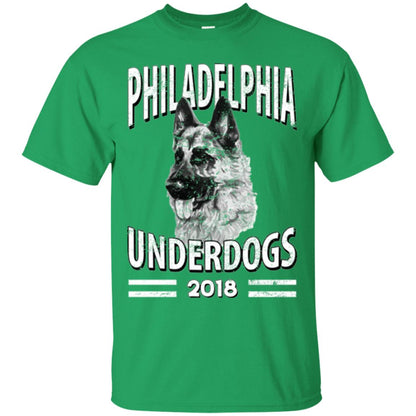 Dog Lover T-shirt Philadelphia Underdogs 2018 T-shirt Irish Green