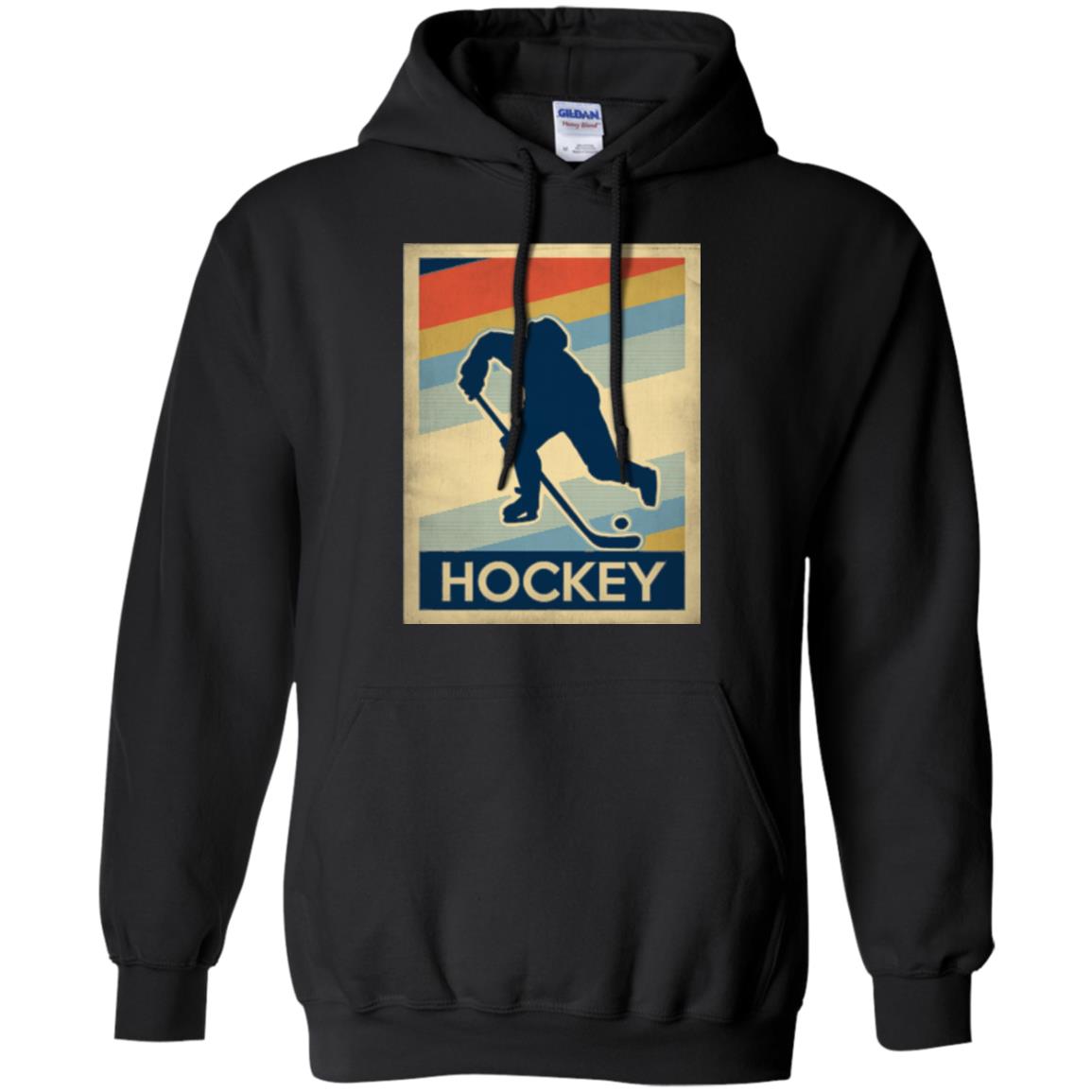Vintage Hockey T-shirt Black