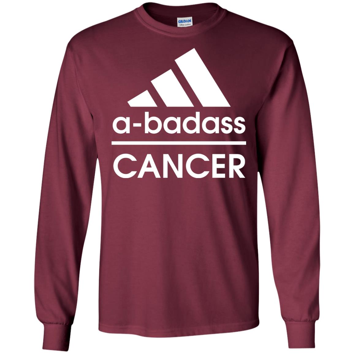 Abadass Cancer Shirt Maroon
