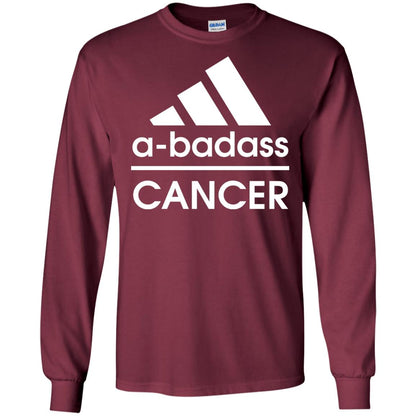 Abadass Cancer Shirt Maroon