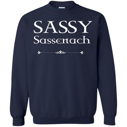 Sassy Sassenach Outlander Fans Shirt Navy
