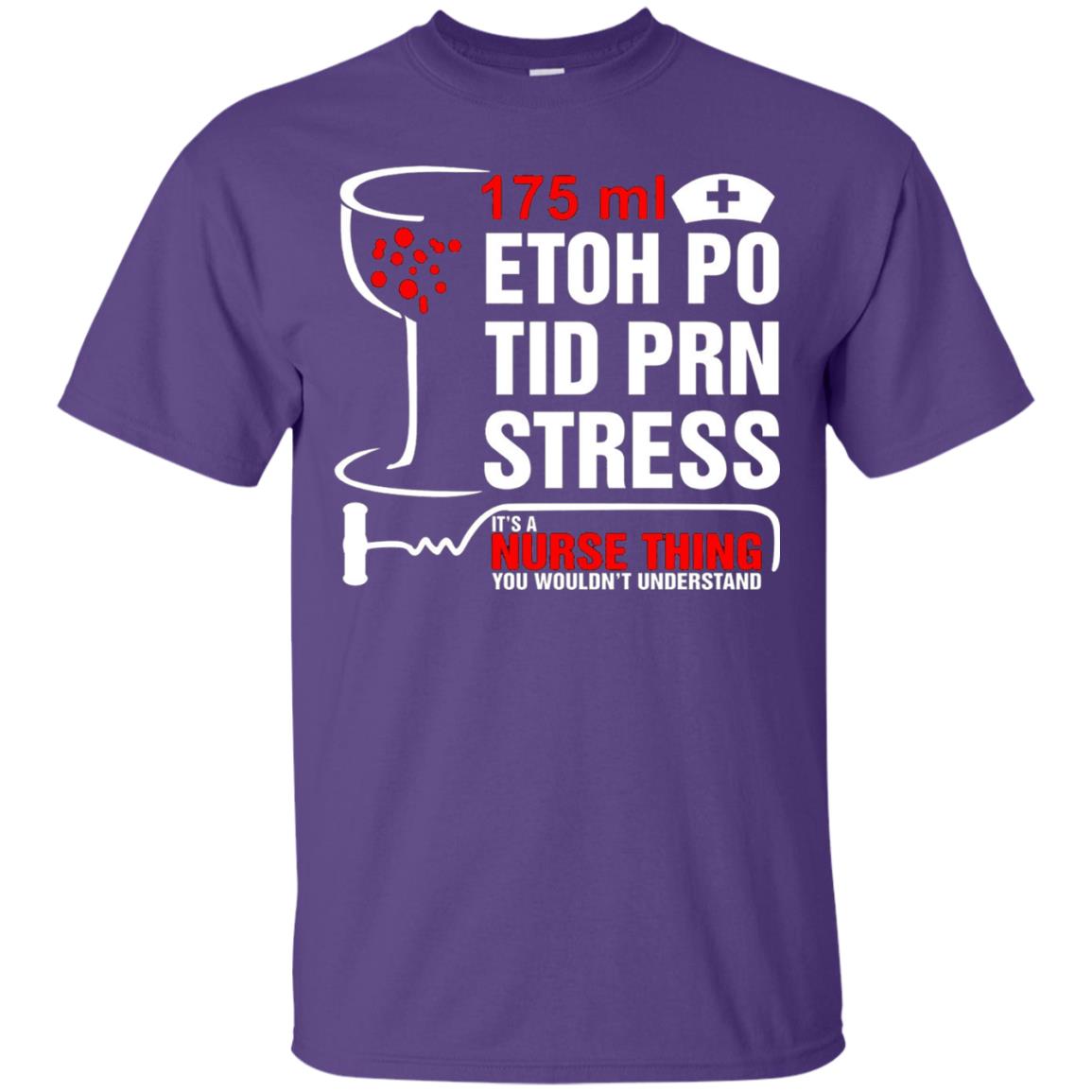 Its Nurse Thing You Wouldnt Registered Nurse Saying Shirt Purple