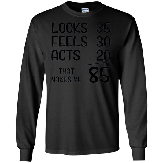 Funny 1933 85 Years Old 85th Birthday T-shirt Black