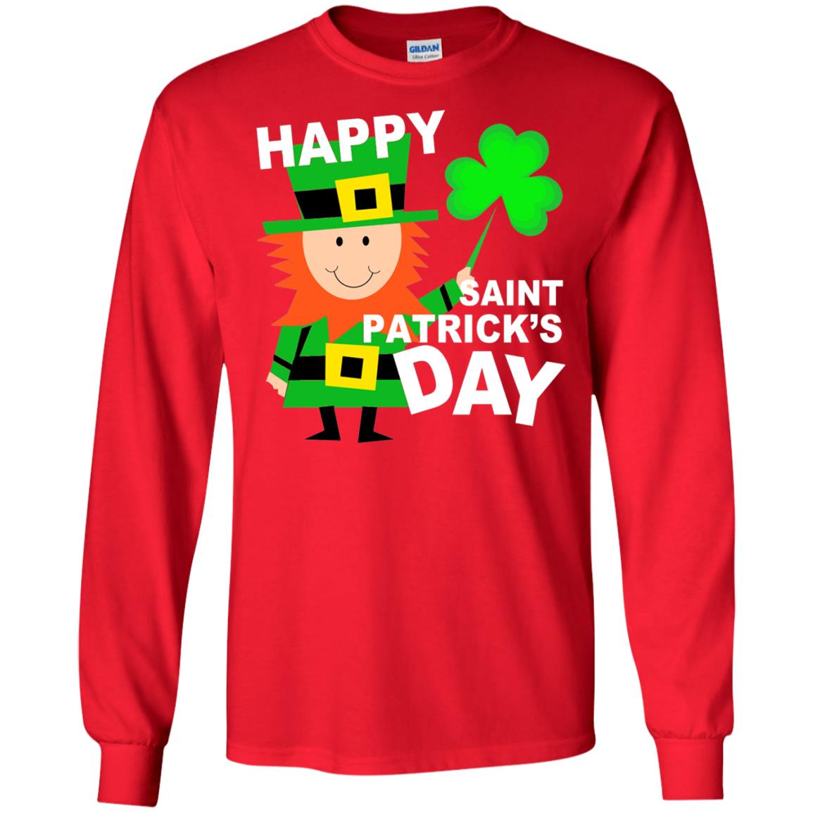 Teacher T-shirt St. Patrick's Day Red