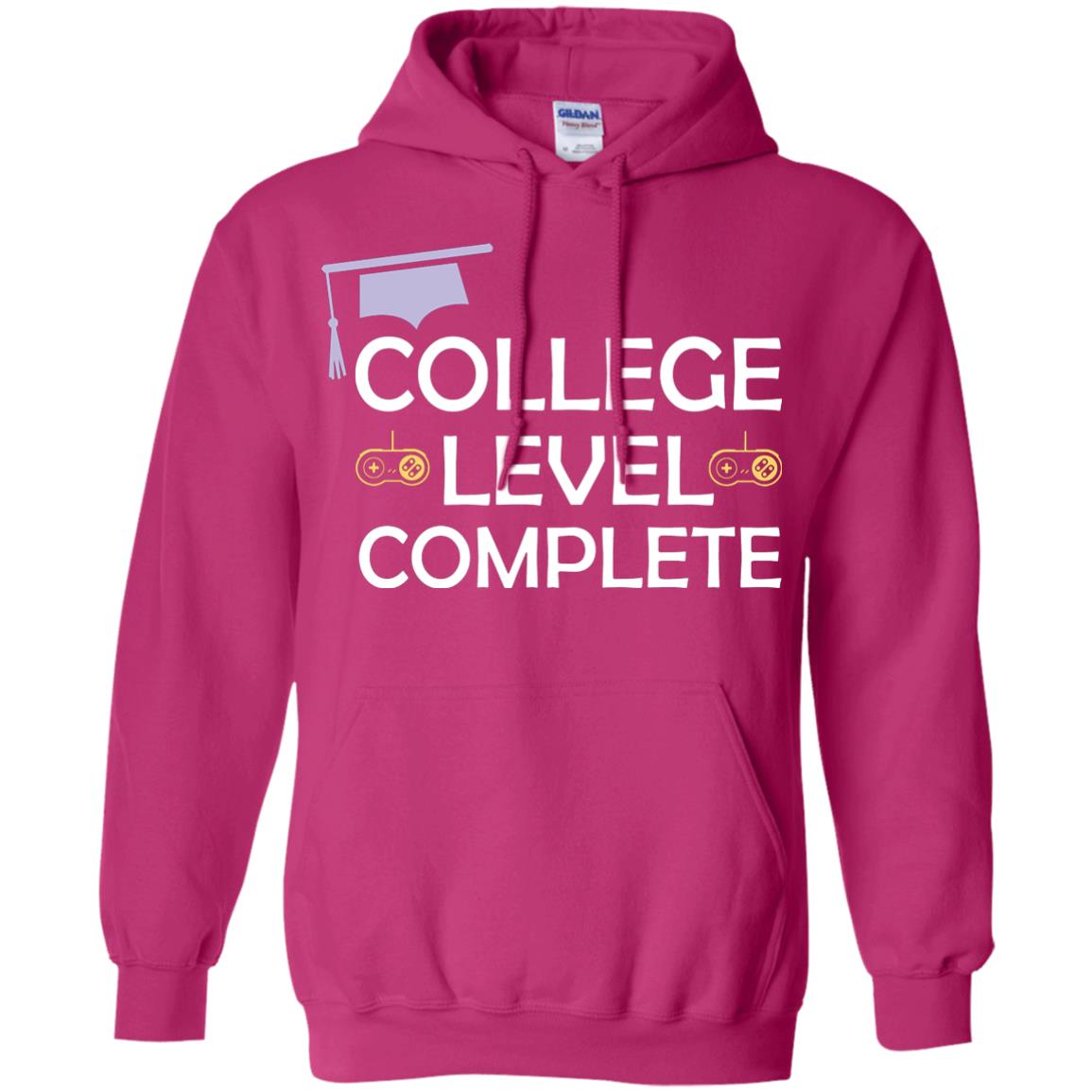 College Level Complete Funny College Graduation Shirt Heliconia