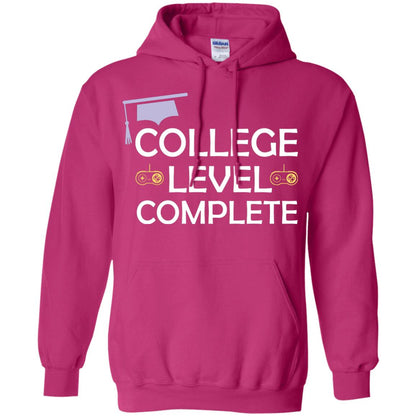 College Level Complete Funny College Graduation Shirt Heliconia