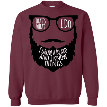 Bread Man T-shirt That_s What I Do I Growl A Bread And I Know Things Maroon
