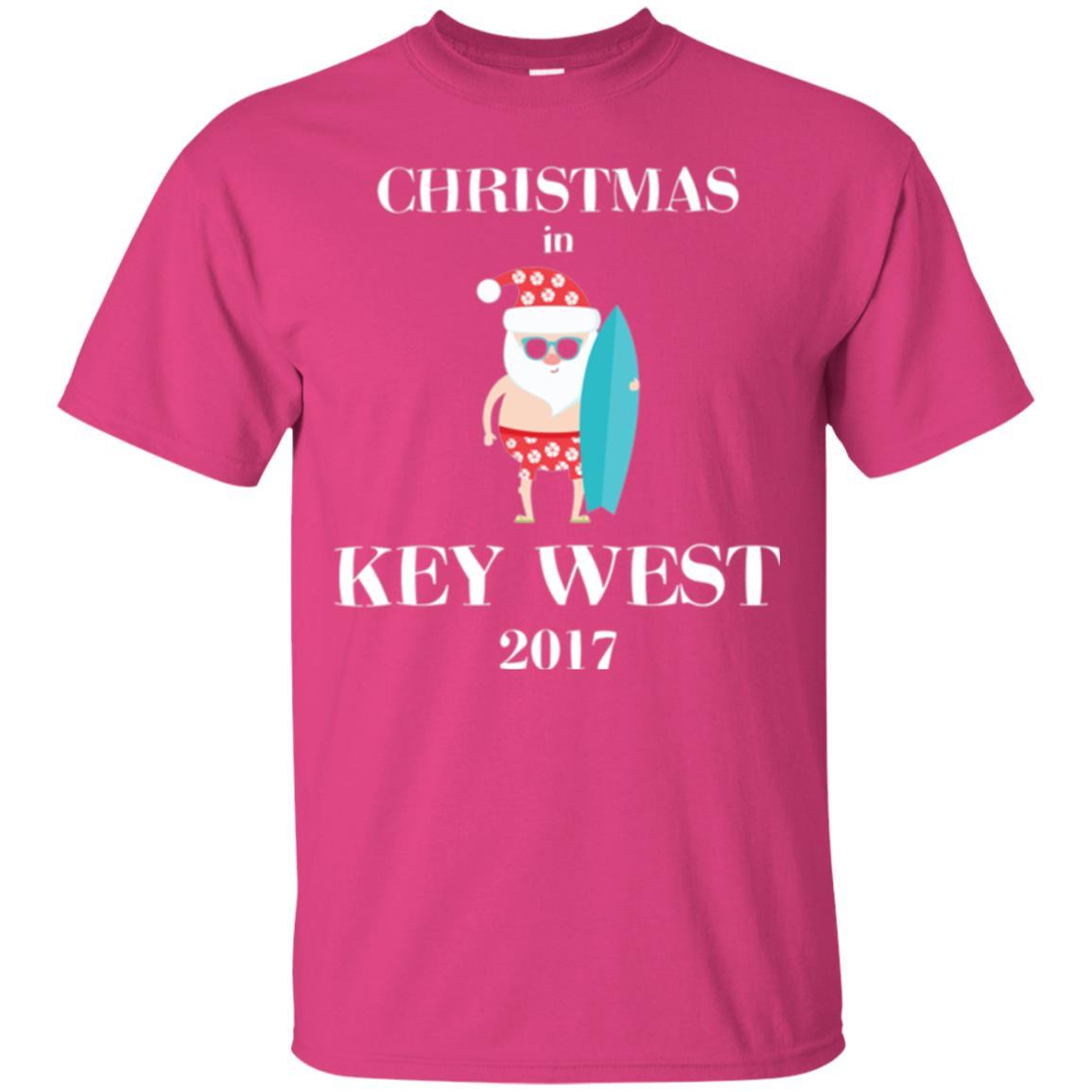 Family Vacation T-shirt Christmas In Key West 2017 Heliconia