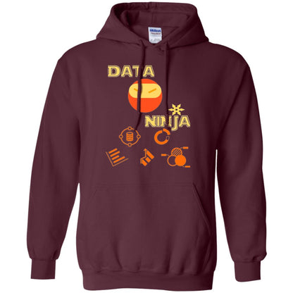 Data Ninja T-shirt Maroon