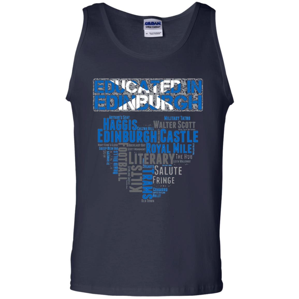 Edinburgh T-shirt Educated In Edinburgh Navy