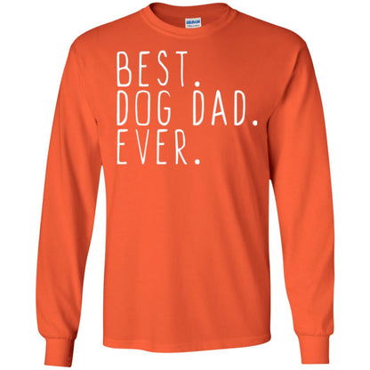 Best Dog Dad Ever T-shirt Orange