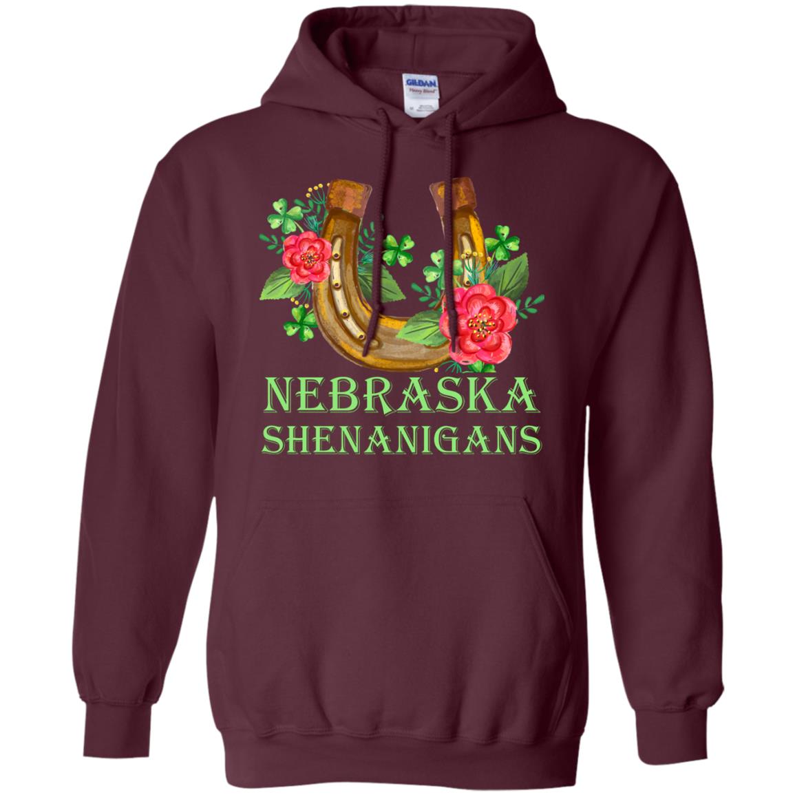 Horse Lover T-shirt Nebraska Shenanigans Maroon
