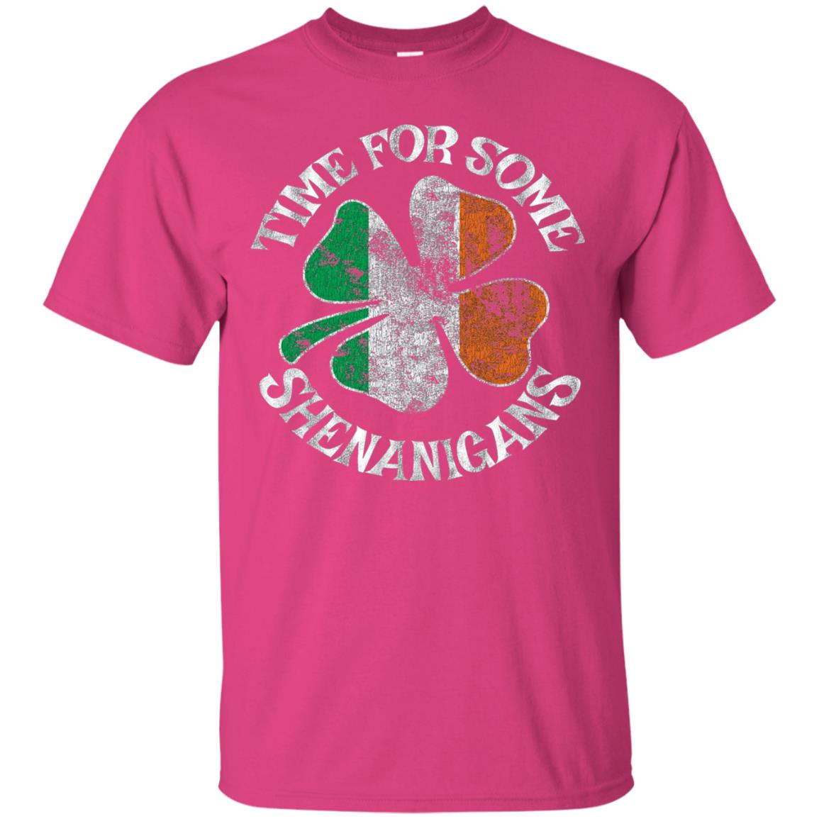Time For Some Shenanigans St. Patrick_s Day T-shirt Heliconia