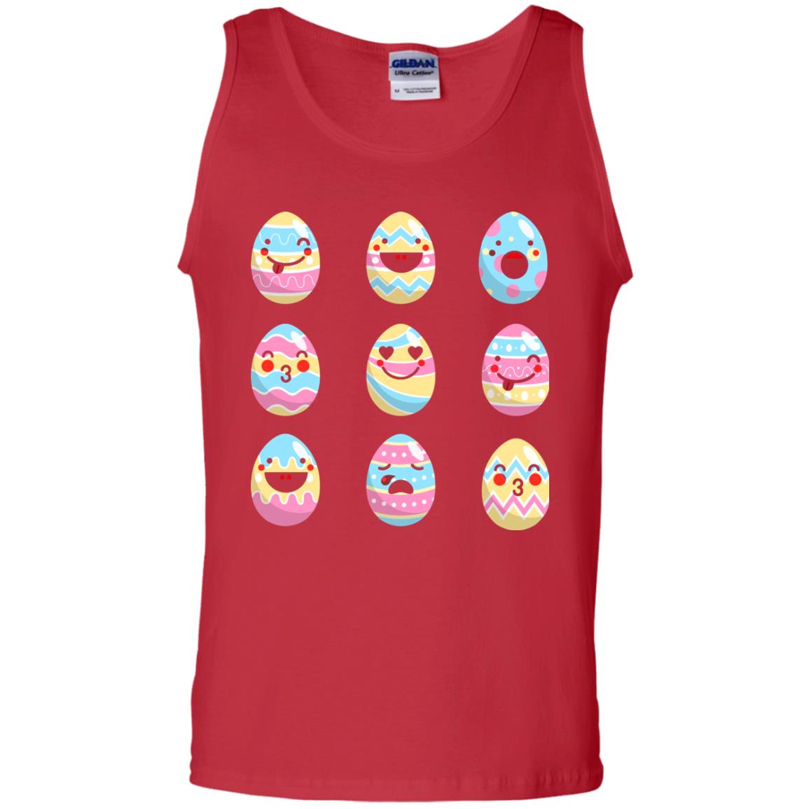 Egg Emoji Easter Happy Egg Hunt For Kids T-shirt Red