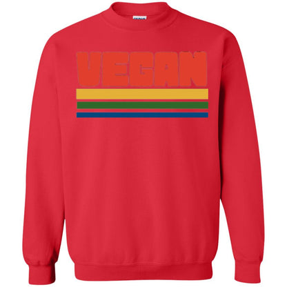 Vegan T-shirt Retro Style Veganism Red